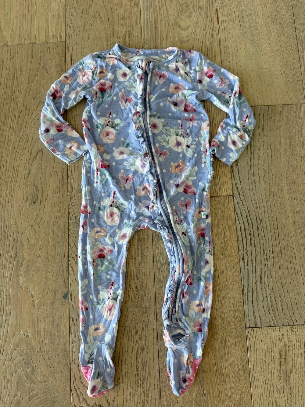 Posh Peanut Baby Girl 18-24 Months Purple Floral Butterfly